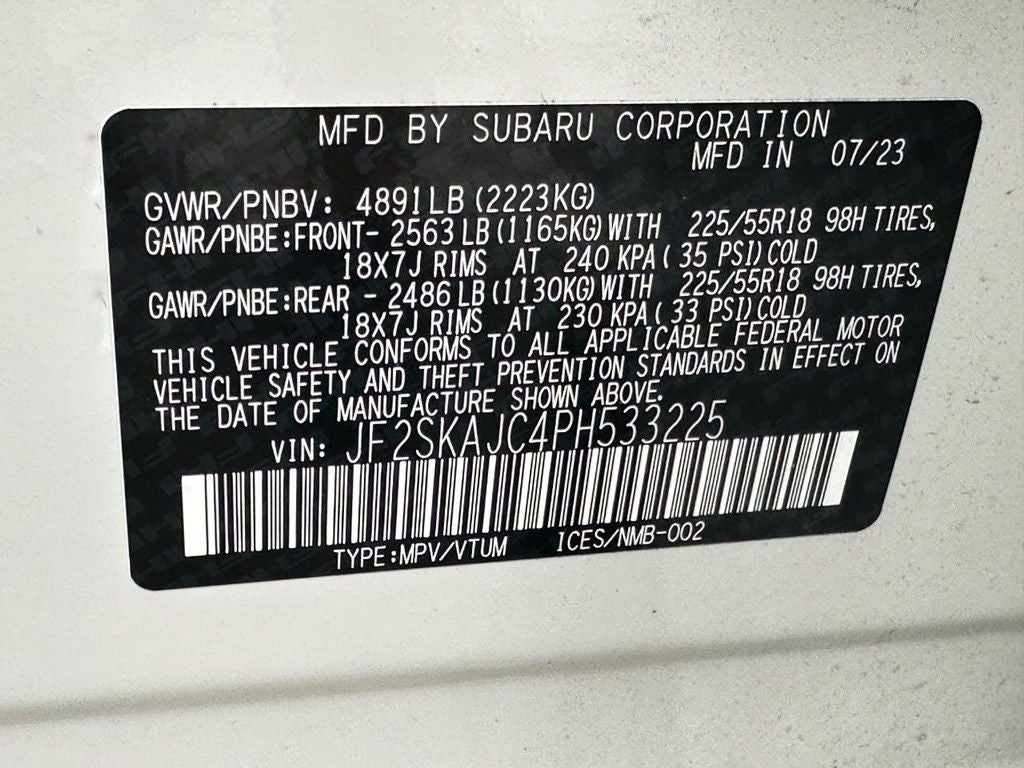 2023 Subaru Forester Sport