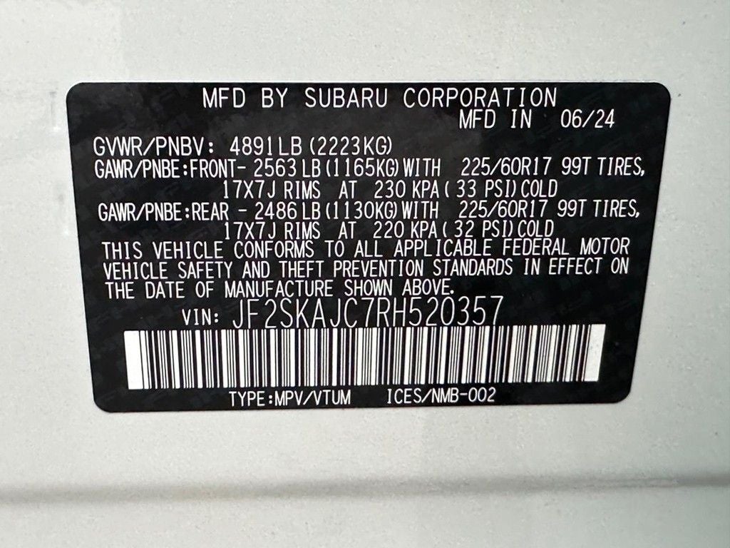 2024 Subaru Forester Wilderness