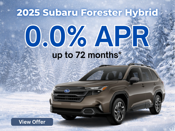 2025 Subaru Forester Hybrid with 0.0% APR financing availabl