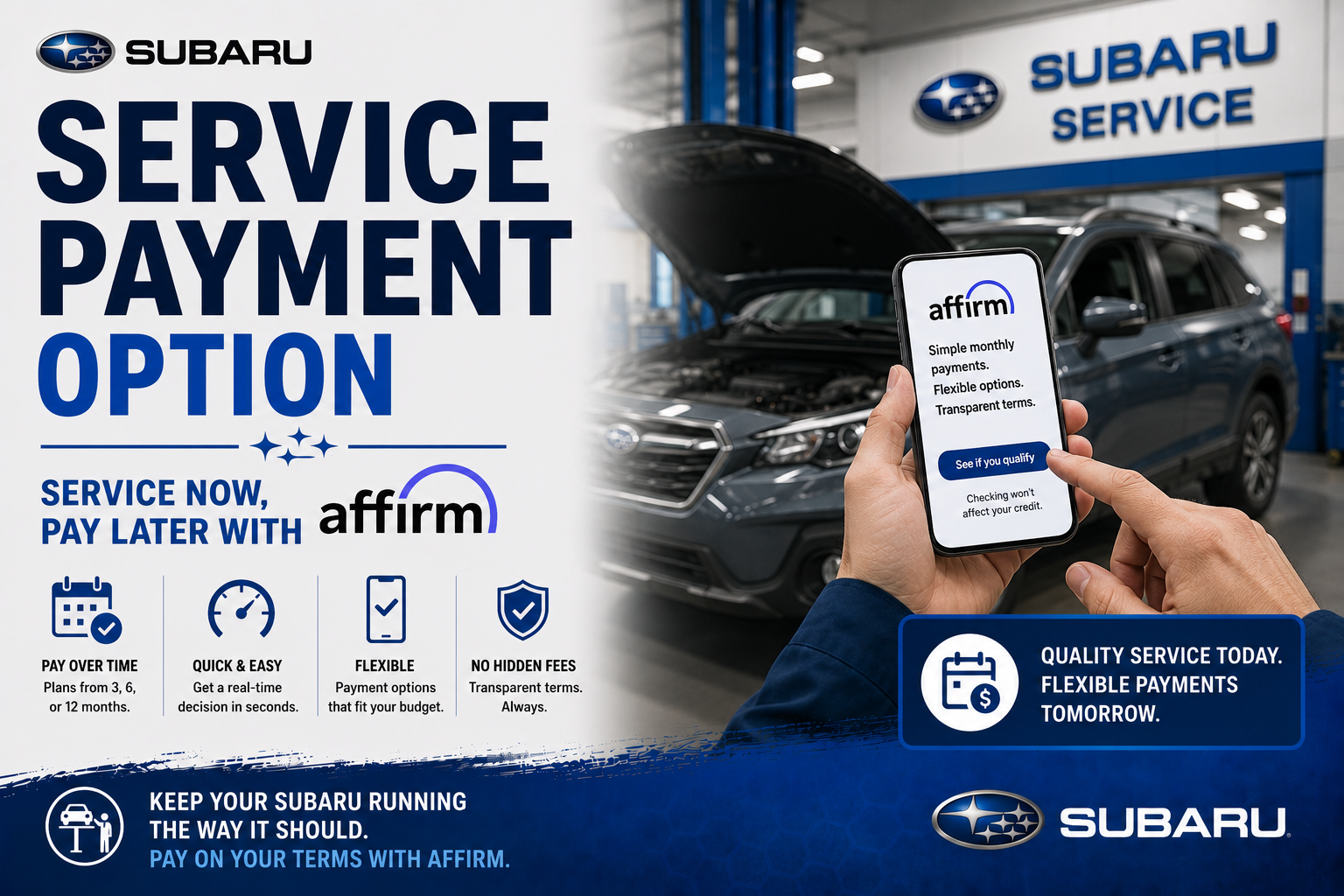 SERVICE PAYMENT OPTION